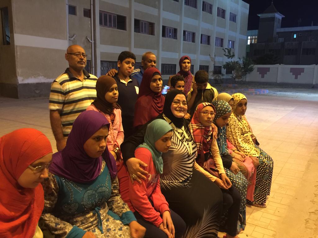  زيارة ليلة لوكيل تعليم كفر الشيخ للقسم الداخلي للمكفوفين (2)