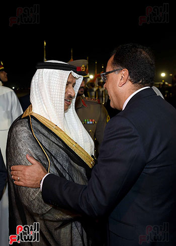 مدبولى مع رئيس وزراء الكويت (2)
