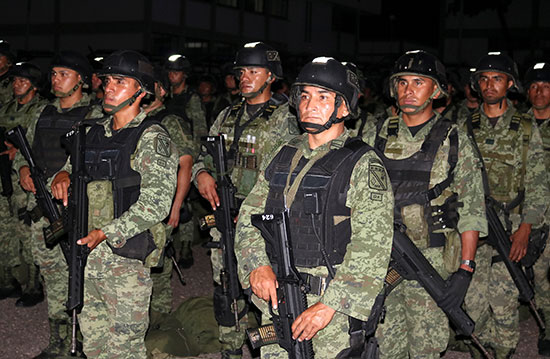 وحدات من القوات المكسيكية