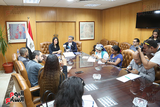 مؤتمر صحفى ، الدكتورة رانيا المشاط وزيرة السياحة (6)