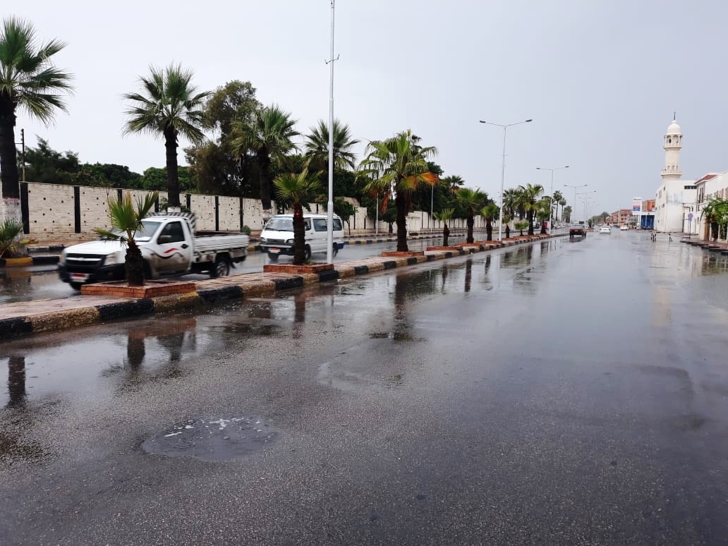 رفع مياه الأمطار ببورسعيد (1)