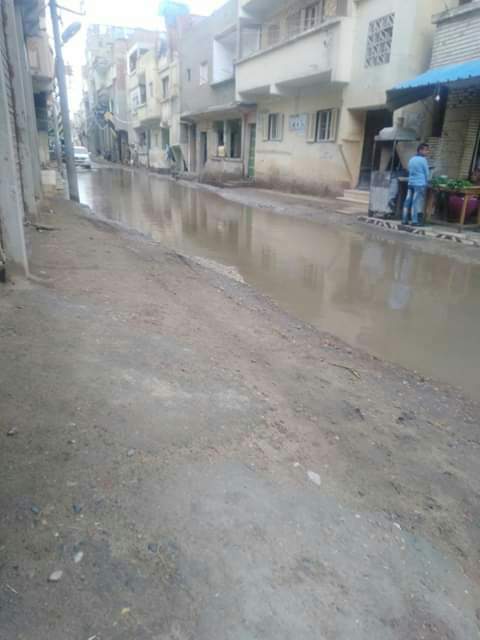 غرق شوارع دمياط بمياة الأمطار (4)