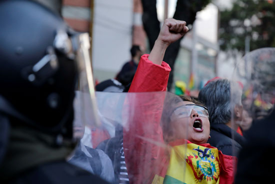 مظاهرات فى بوليفيا