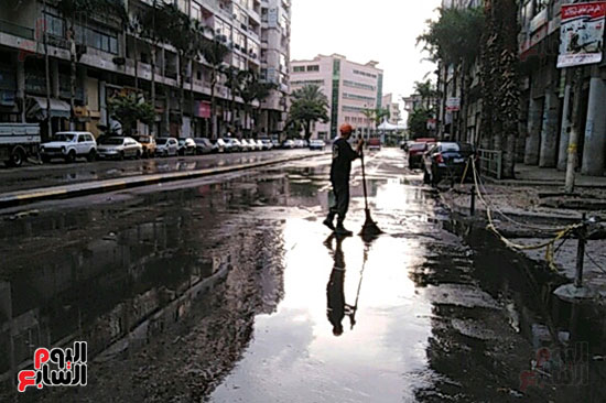 مياه-الامطار-وسط-الاسكندرية