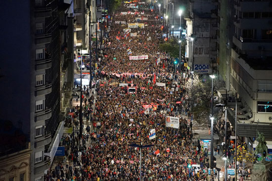 احتجاجات أوروجواى