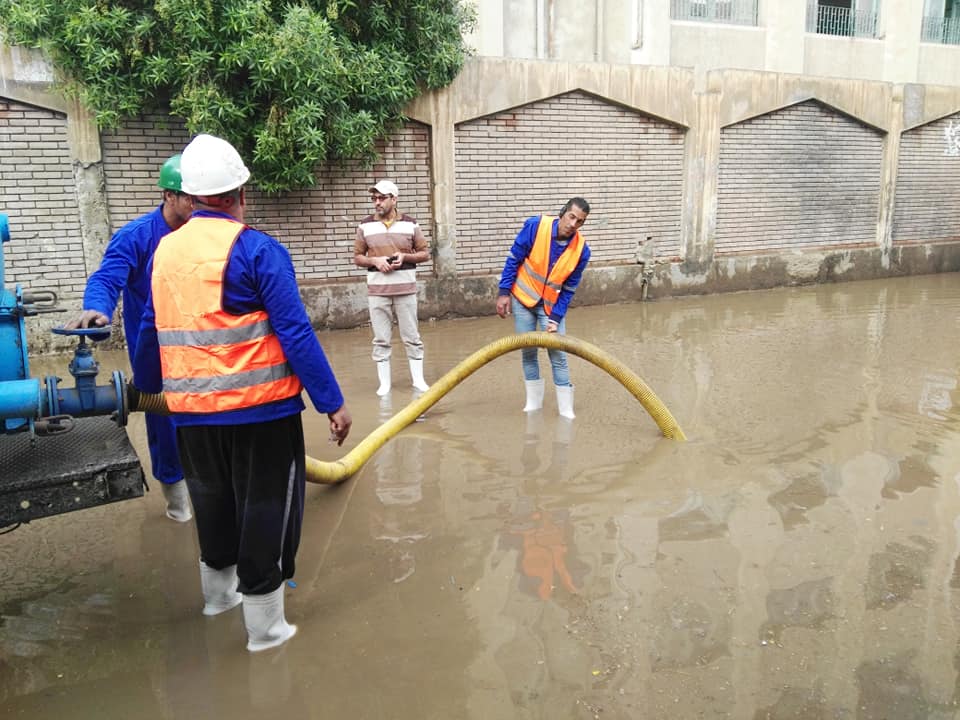 سوء الأحوال الجوية والأمطار بكفر الشيخ (4)