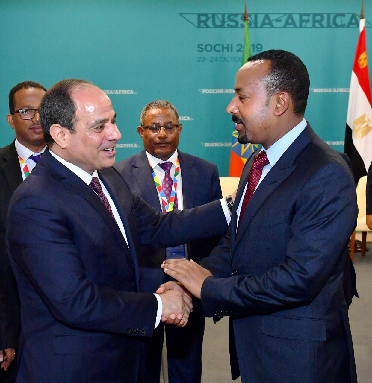  الرئيس عبد الفتاح السيسى، ورئيس الوزراء الإثيوبي آبي احمد، (2)