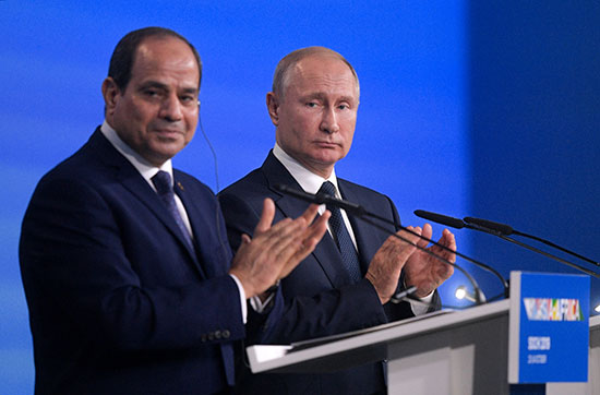 رئيسا مصر وروسيا