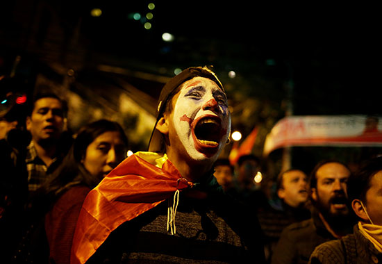 مظاهرات فى بوليفيا احتجاجا على نتائج الانتخابات الرئاسية