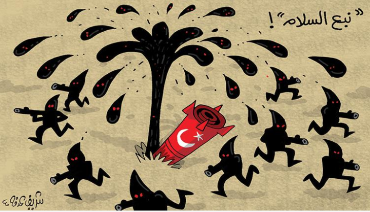 عدوان تركيا "نبع السلام" لتحرير داعش من سجون الأكراد
