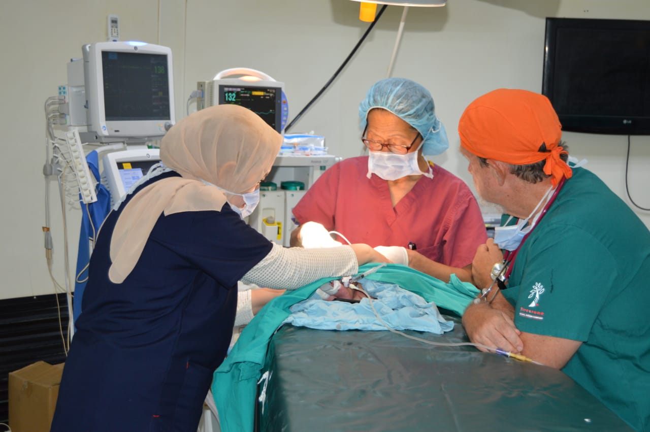 الفريق الجراحى الدولى التطوعى بمستشفى الأطفال بجامعة المنصورة  (5)