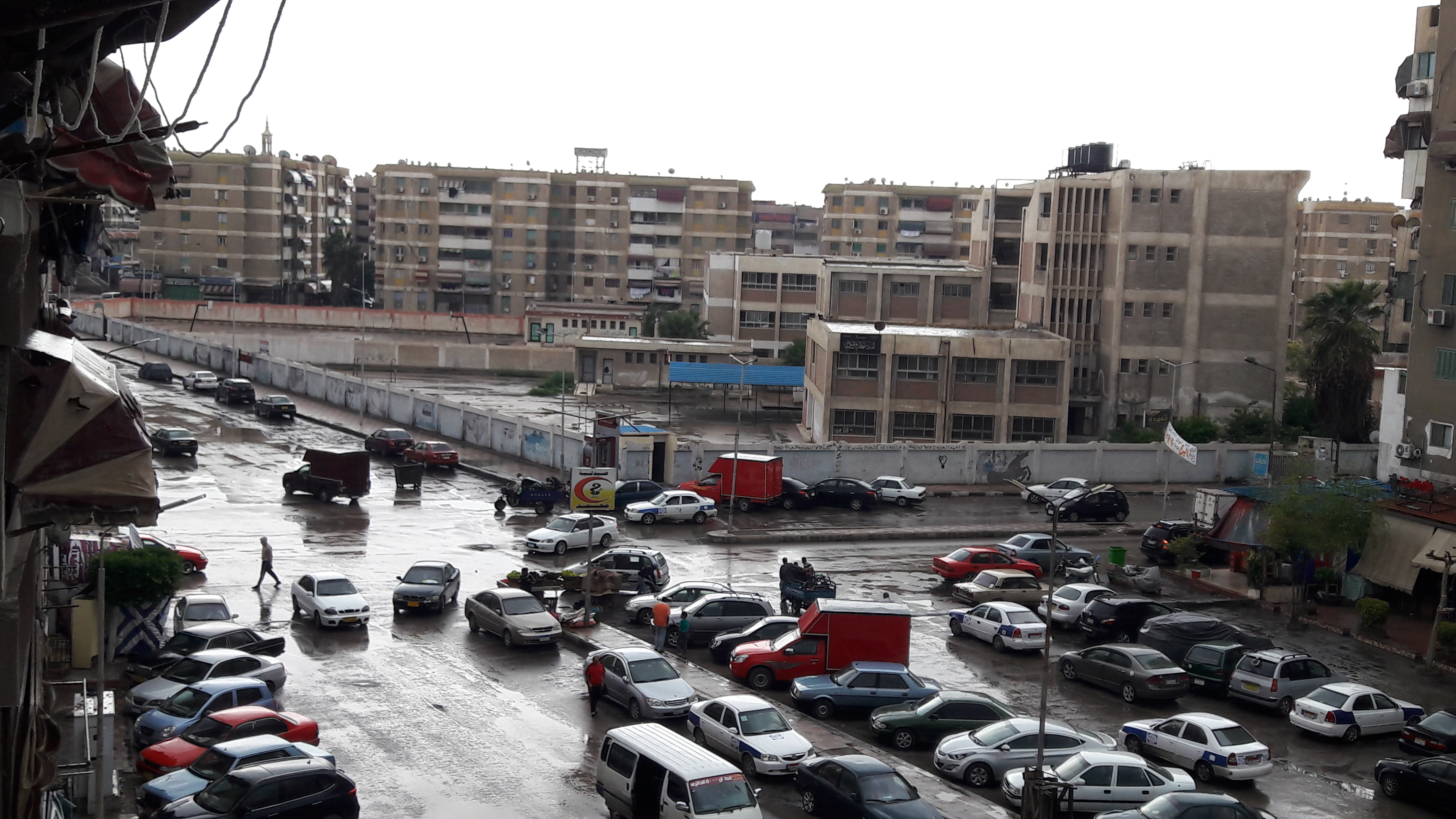 الأمطار ببورسعيد وبورفؤاد (1)