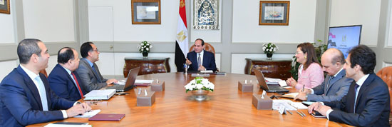 اجتماع الرئيس السيسى (1)