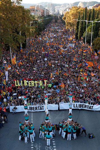 مظاهرات-فى-اسبانيا