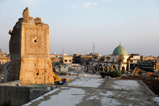 مسجد-النورى-الذى-اعلن-منه-البغدادى-انطلاق-التنظيم-الارهابى