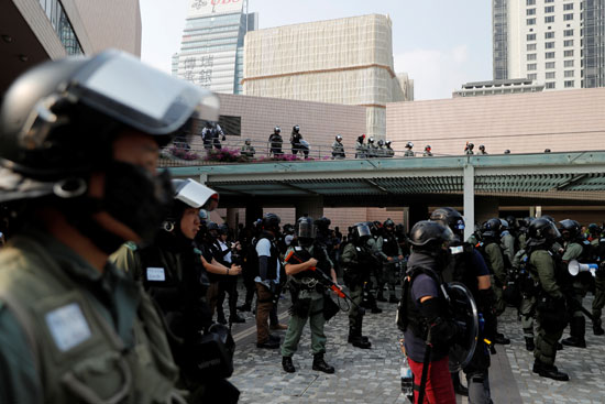 هونج-كونج-تحولت-لساحة-كر-وفر-بين-الشرطة-والمتظاهرين-فى-الأشهر-الماضية