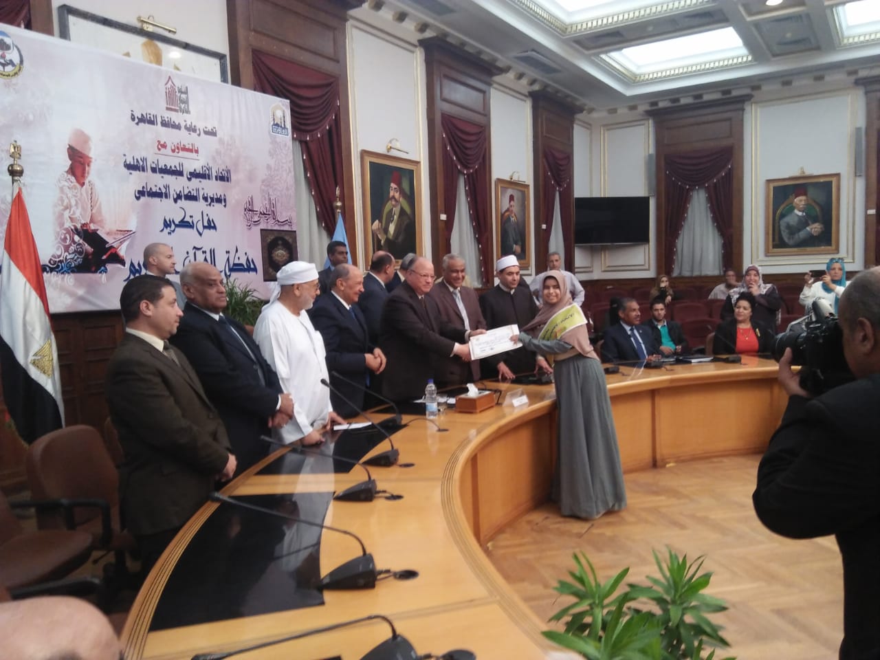 تكريم اوائل المسابقة الدينية بالقاهرة (1)