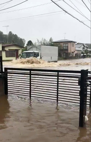 الفيضانات-فى-اليابان