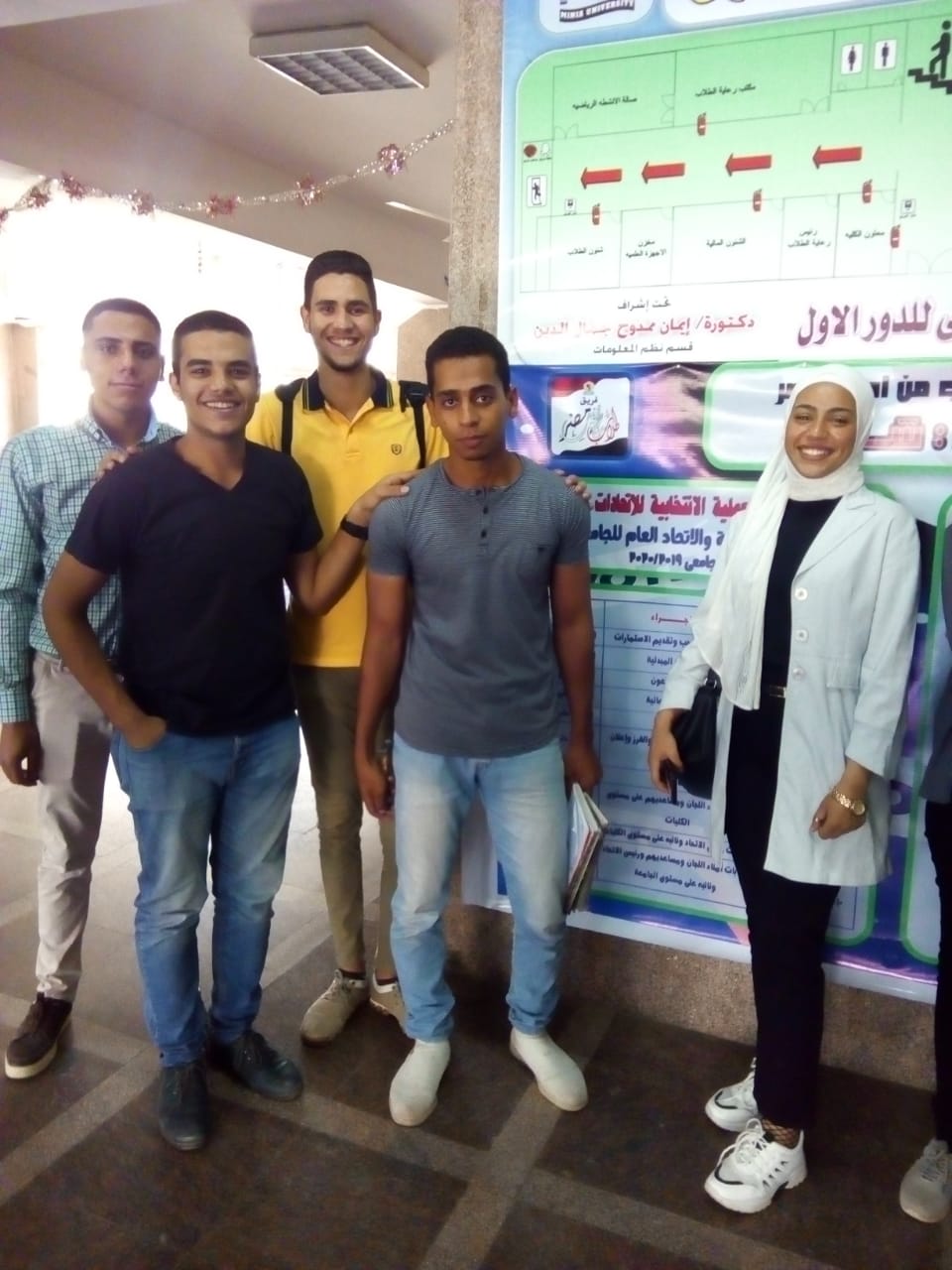 فريق طلاب من أجل مصر بجامعة المنيا يطلق مبادرة شارك للتعريف بالاتحادات الطلابية (5)