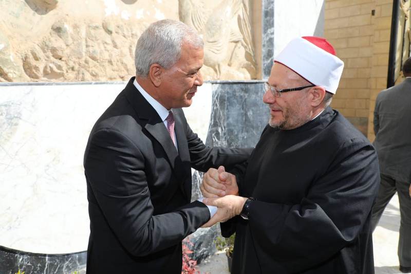  محافظ المنوفية يستقبل مفتى الديار المصرية (1)