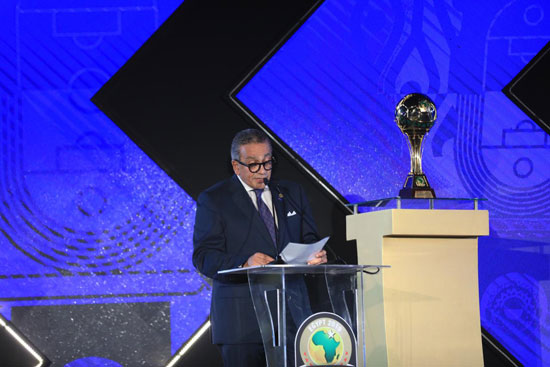 عمرو الجناينى فى قرعة بطولة كأس الأمم الأفريقية تحت 23 سنة