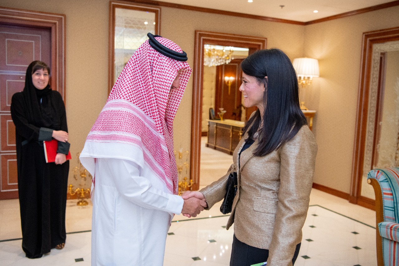 جانب من لقاء رانيا المشاط فى الرياض