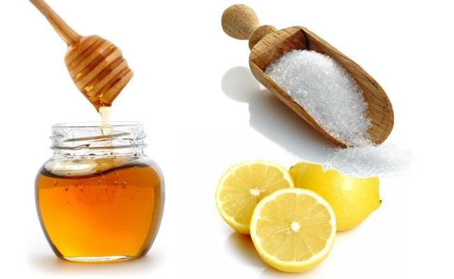 السكر والعسل والليمون