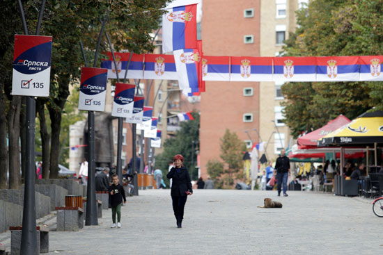 شوارع كوسوفو مع بدء التصويت