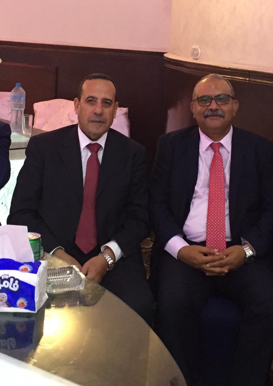 محافظ شمال سيناء مع رئيس شركة النصر