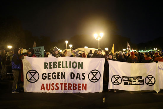 الاحتجاجات فى برلين