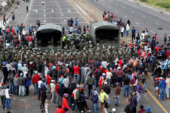 تواصل أعمال العنف فى الإكوادور بسبب الوقود