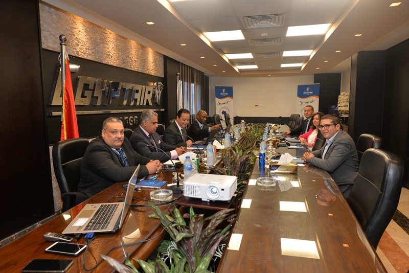 مصرللطيران تستضيف إجتماع لجنة الشحن الجوي بإتحاد شركات الطيران (2)