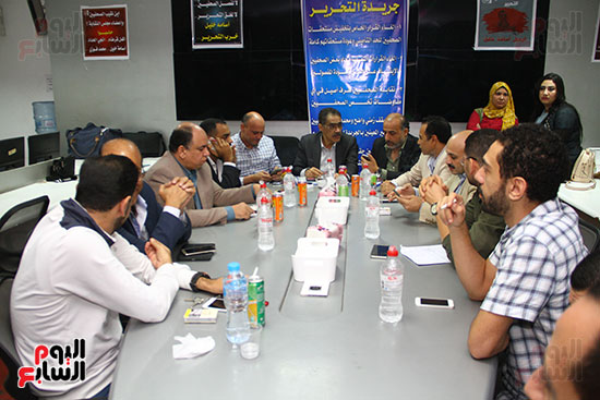 اجتماع المجلس بمقر جريدة التحرير (9)
