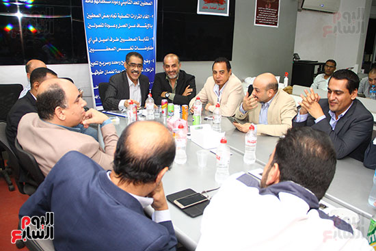 اجتماع المجلس بمقر جريدة التحرير (15)