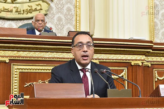 مصطفى مدبولى بالجلسة العامة بمجلس النواب