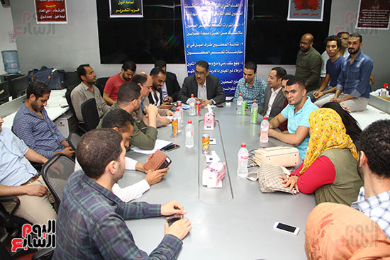 اجتماع المجلس بمقر جريدة التحرير (6)