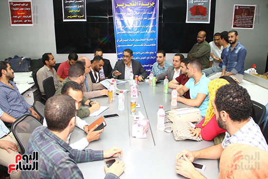 اجتماع المجلس بمقر جريدة التحرير (4)