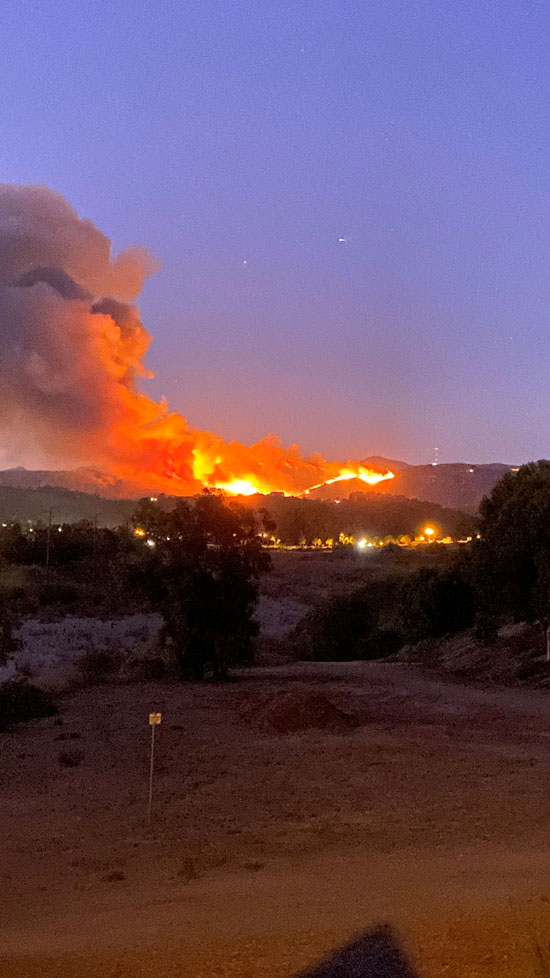 النيران فى كاليفورنيا