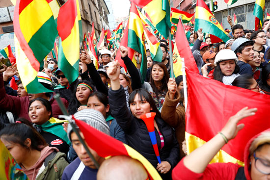 احتجاجات فى بوليفيا