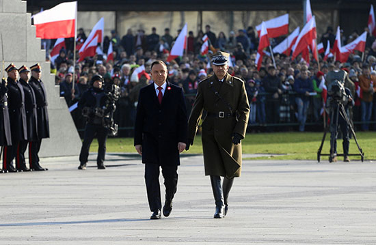 مراسم حفل يوم الاستقلال الوطنى فى بولندا