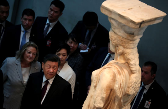 الرئيس-الصينى-أجرى-لقاءات-مع-كبار-المسئولين-اليونانيين