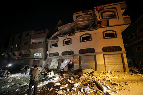 إسرائيل تدمر منزل القيادى إبراهيم أبو العطا