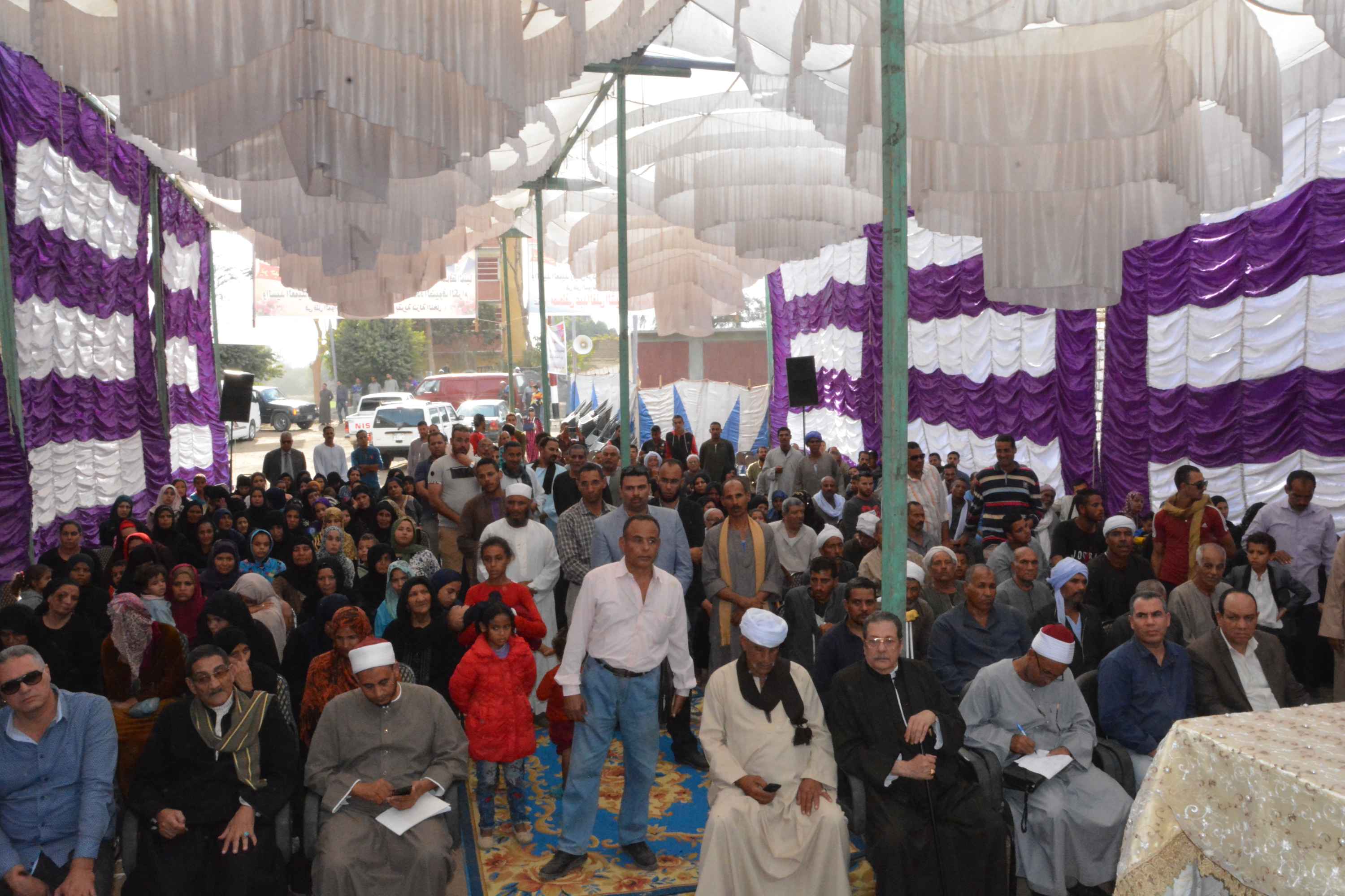 لجنة تعزيز المواطنة تتابع الأنشطة والفعاليات بنزلة النخل فى المنيا (7)