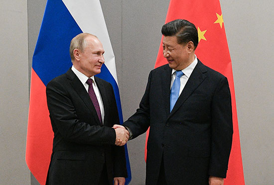 الرئيس الصينى والرئيس الروسى