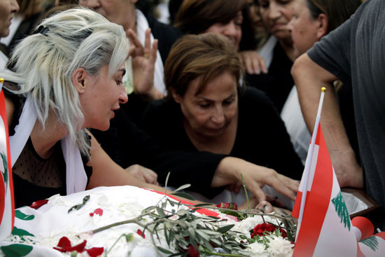 لارا زوجة قتيل لبنان