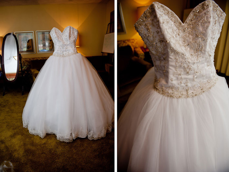 اختيار فستان الزفاف