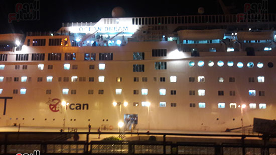 ميناء بورسعيد يستقبل السفينة السياحية ocean Dream (2)