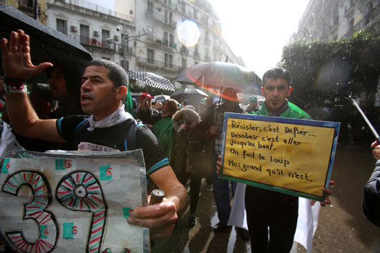 الاحتجاجات بالجزائر