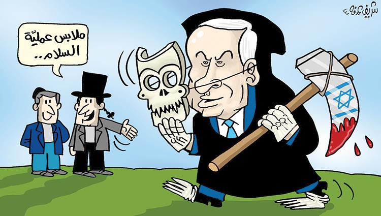  نتنياهو يروج عدوانه على غزة بعملية السلام