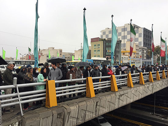 المتظاهرون فى إيران